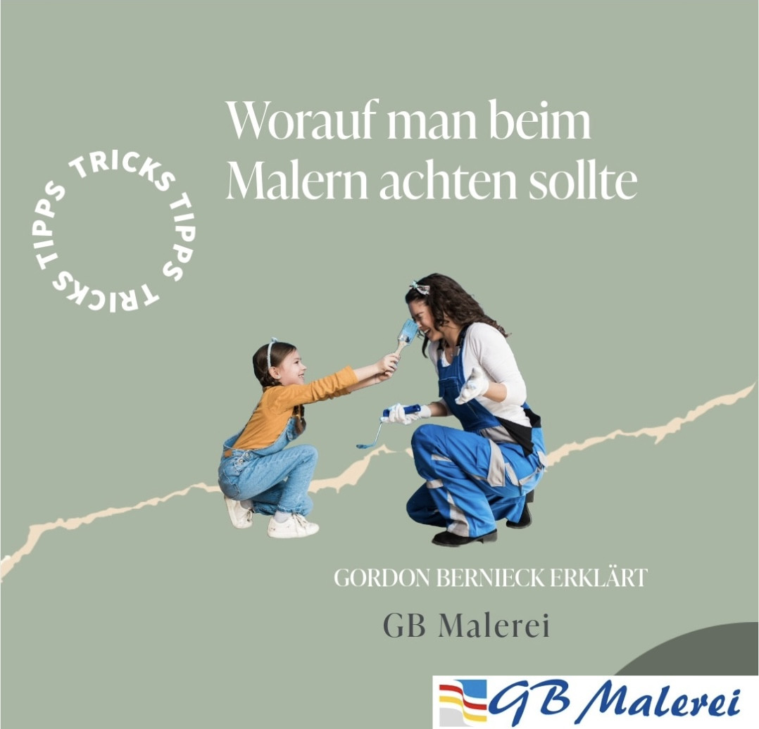 Gordon Bernieck von GB Malerei erklärt Tipps und Tricks, worauf man beim Malern achten sollte