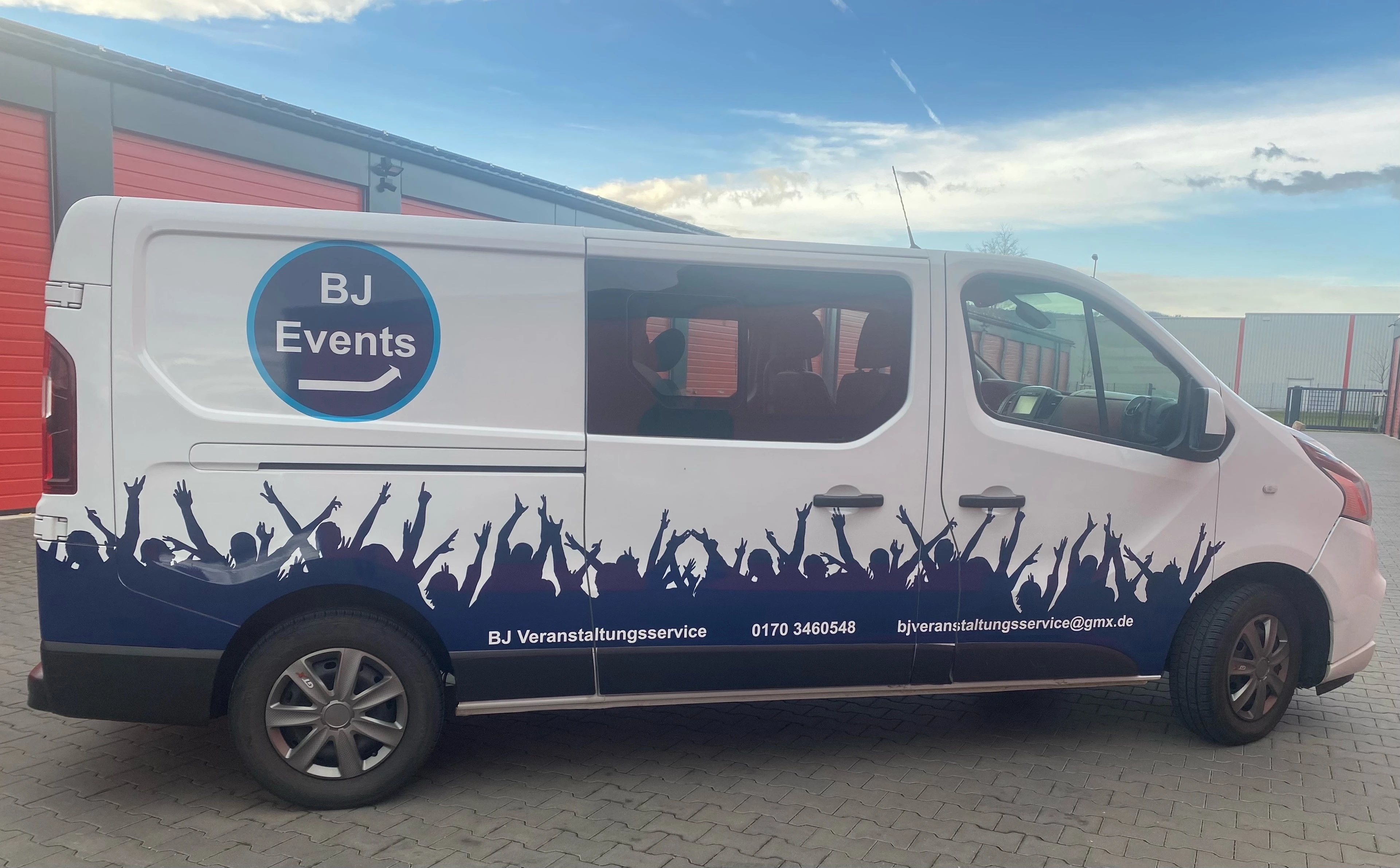 Transportfahrzeug von BJ Events Veranstaltungsservice