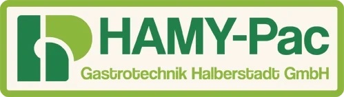 Logo von HAMY PAC in beige und grün