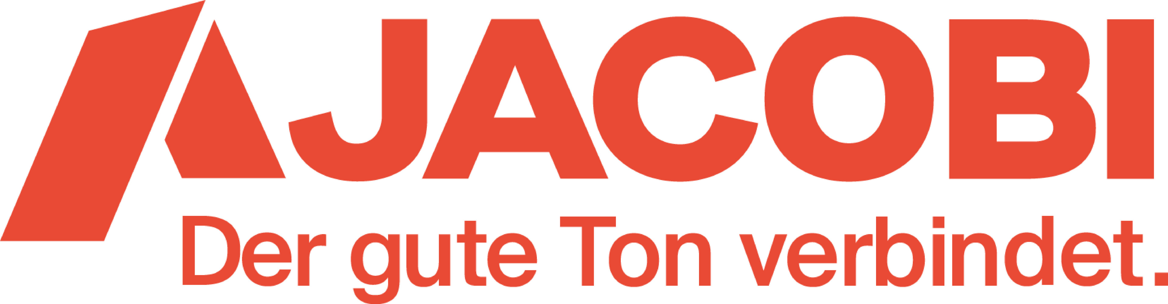 Jacobi Logo in Rot, RGB-Farben