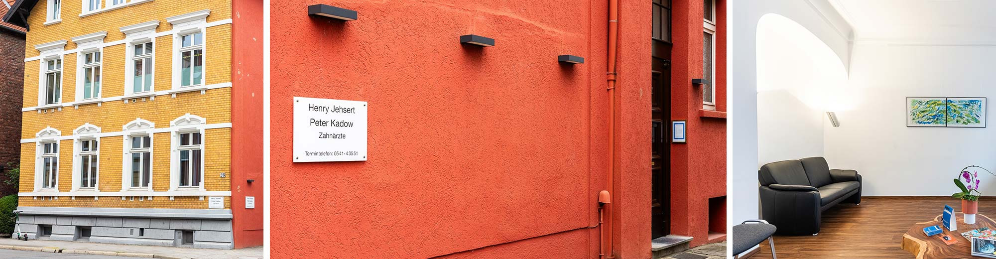 Außenansicht der Praxis - [company.name]