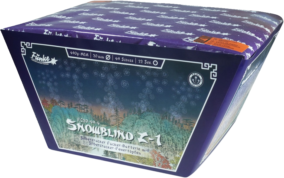 Feuerwerksbatterie Snowblind Z-1 mit 49 Schuss