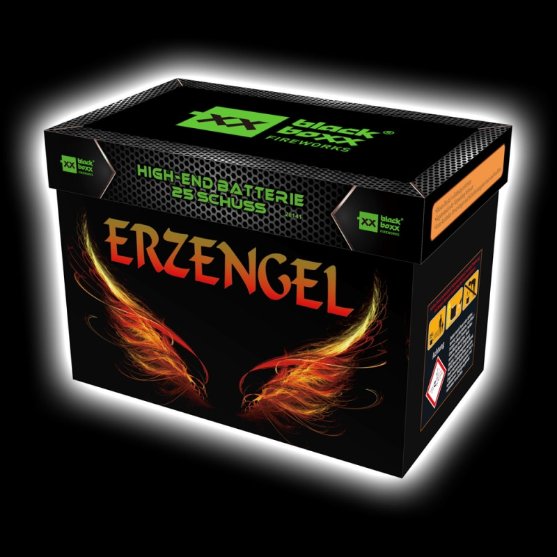 Blackboxx Erzengel Batterie 25 Schuss – High-End Feuerwerk Blackboxx Feuerwerk Erzengel Batterie 25 Schuss High-End Feuerwerkskörper