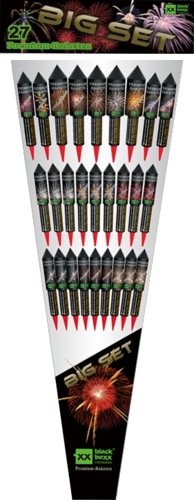 bb26103 Big Set Neu – großes Feuerwerksraketen-Set bb26103 Big Set Neu mit Feuerwerksraketen im Sortiment