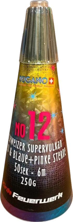 BUGANO Schweizer Supervulkan No 12 Feuerwerk kaufen BUGANO Schweizer Supervulkan No 12 Feuerwerkskörper