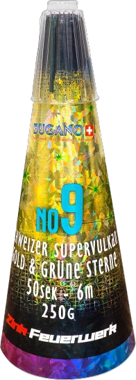 Bugano No 9 Schweizer Supervulkan Feuerwerk kaufen Bugano No 9 Schweizer Supervulkan Feuerwerk