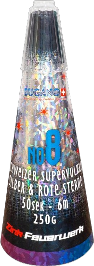 Bugano Schweizer Supervulkan No 8 Feuerwerkskegel Bugano Schweizer Supervulkan No 8 Feuerwerkskegel