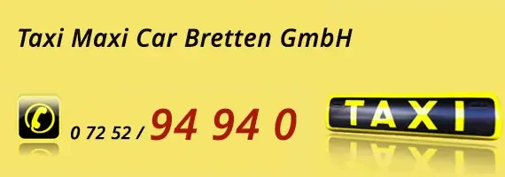 Taxi Logo der Taxi Bretten GmbH Logo - Taxi Maxi Car Bretten GmbH