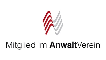 Logo Mitglied im Anwaltverein – Mitgliedschaft im Deutschen Anwaltverein
