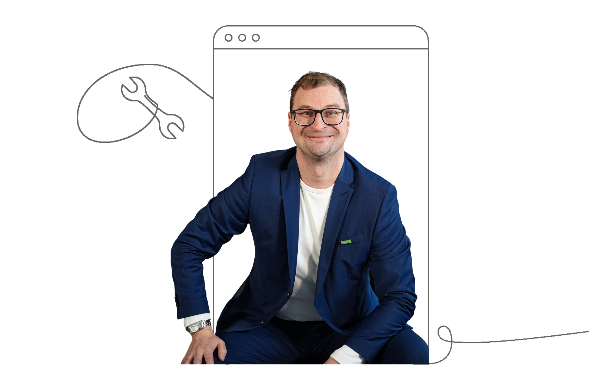 Jan Weging beim KI Webinar, Headerbild Desktop-Version