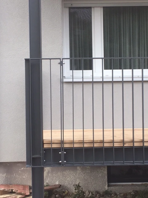 Moderne Balkonanlage