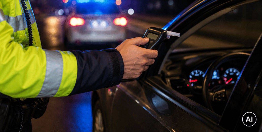 Polizeikontrolle mit Drogentest bei Autofahrt – baddepartner Blog Artikelbild