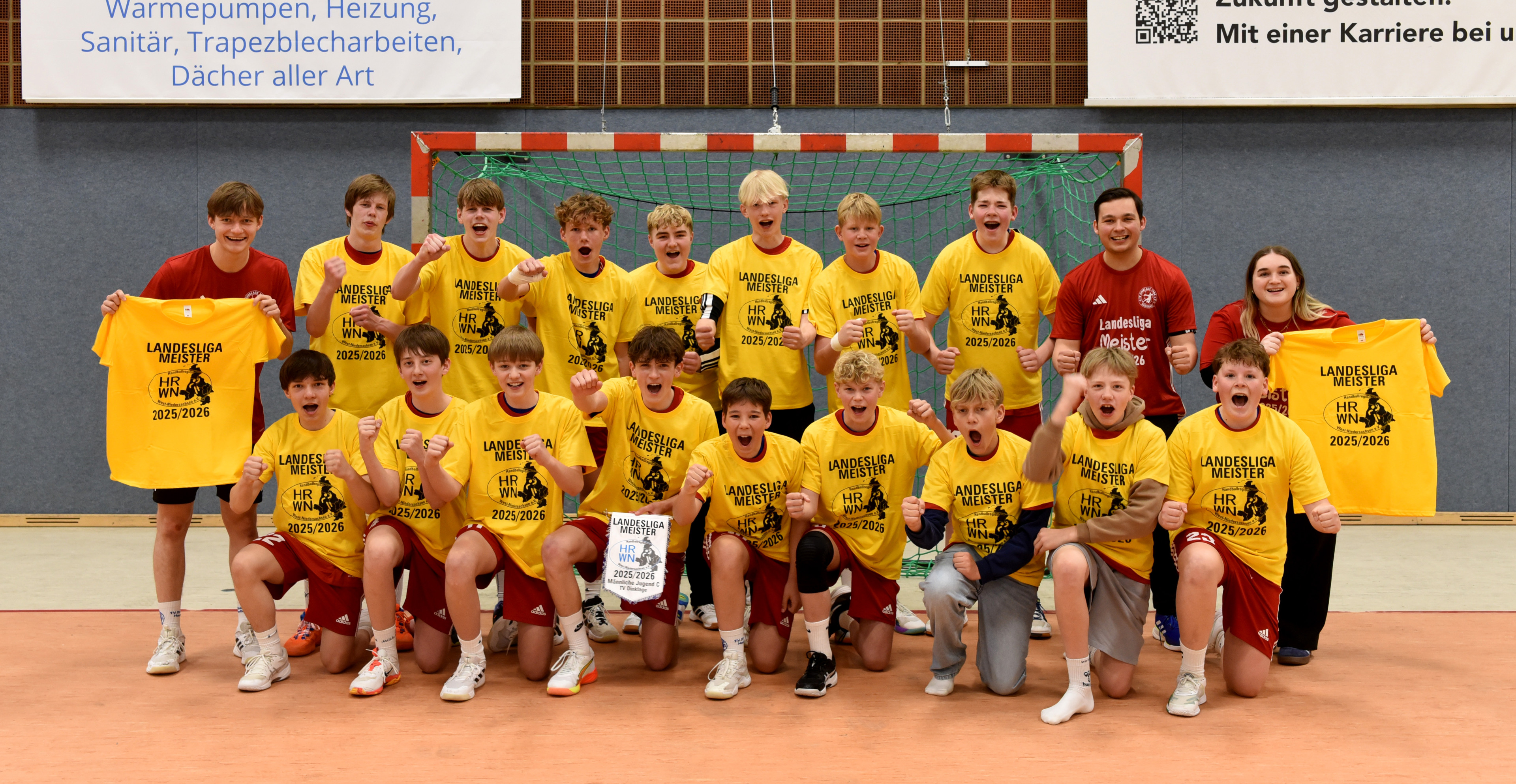 Handballmannschaft TV Dinklage feiert Landesliga Meistertitel 2025/2026