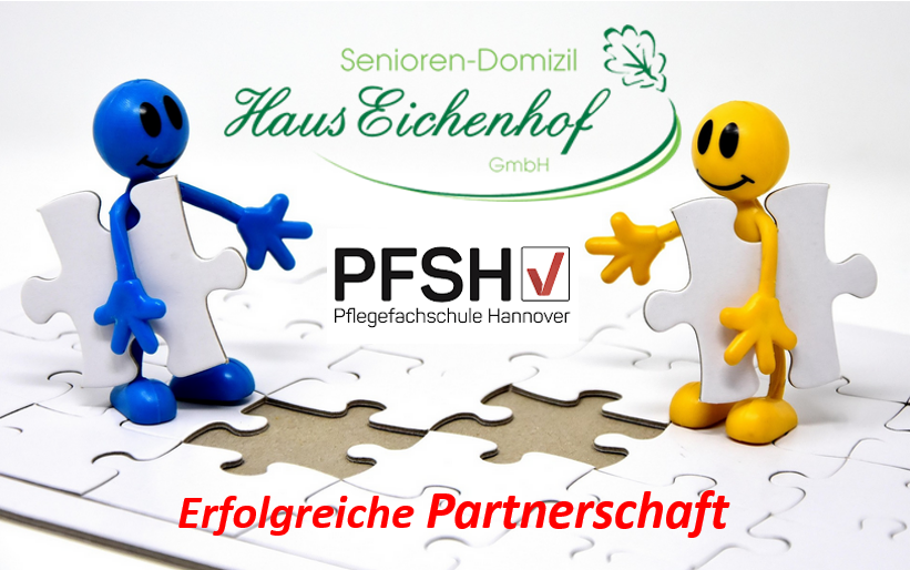 Erfolgreiche Partnerschaft zwischen Haus Eichenhof Senioren-Domizil und Pflegefachschule Hannover (PFSH)