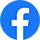 Facebook Logo in blauem Kreis