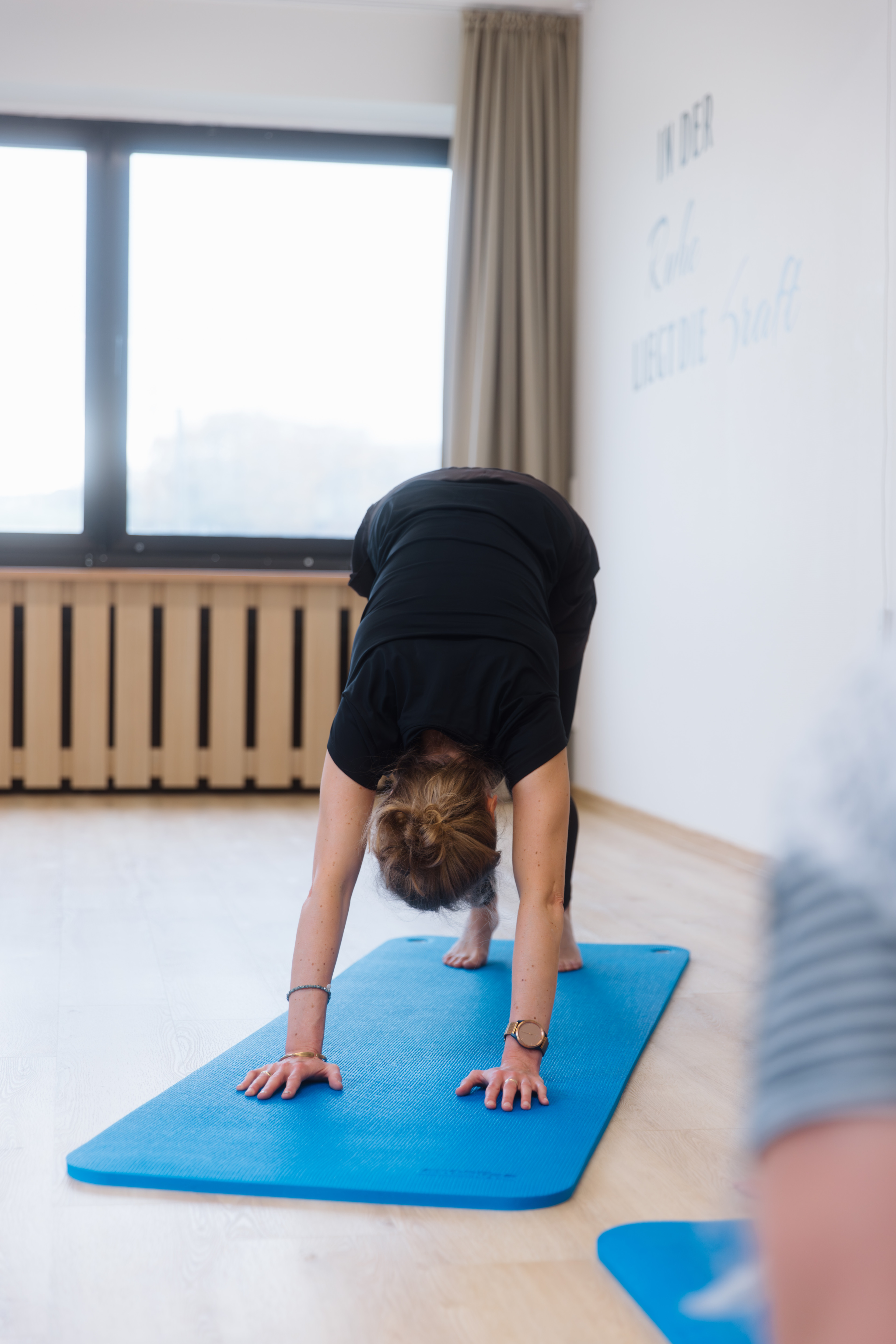 Yogaübung im Gesundheitszentrum St. Altfrid am 10.12.2025