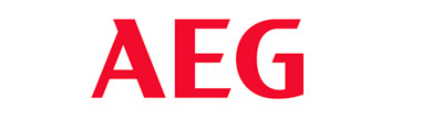 AEG Logo in Rot - Markenlogo des deutschen Elektronikherstellers
