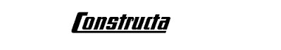 Constructa Logo in schwarz auf weißem Hintergrund