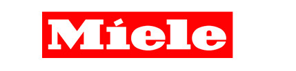 Miele Logo in Rot und Weiß