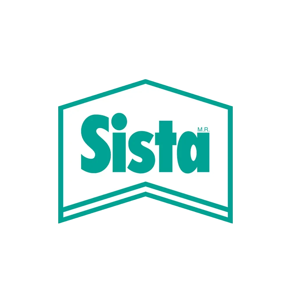 Sista Logo – Markenlogo von Sista auf weißem Hintergrund