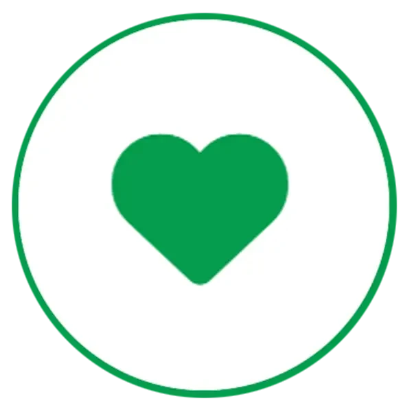 Piktogramm Herz grün Symbol