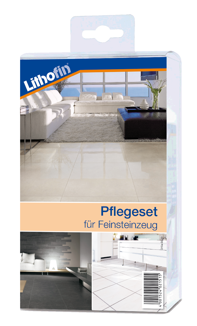 Lithofin Pflegeset für Feinsteinzeug erhältlich bei Fliesen Rehkop