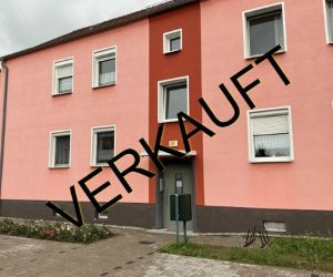 Verkauftes Mehrfamilienhaus in Wolfen, Geschwister-Scholl-Straße, Außenansicht