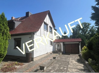 Verkauftes Einfamilienhaus in Landsberg, Rosa-Luxemburg-Straße mit Garage und Vorgarten