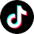TikTok Logo auf schwarzem Hintergrund