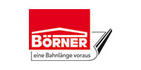 Börner Logo mit Slogan 'Immer eine Bahnlänge voraus'
