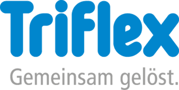 Triflex Logo mit deutschem Claim