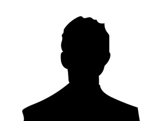 Silhouette eines männlichen Profils Silhouette eines männlichen Profils