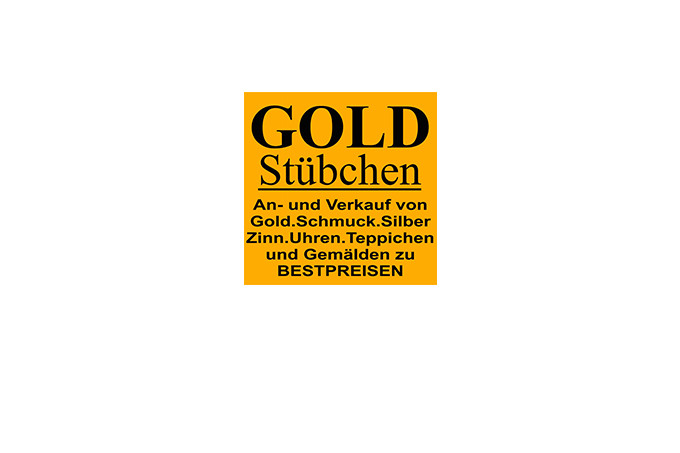 Gold Stübchen Logo – An- und Verkauf von Gold, Schmuck, Silber, Zinn, Uhren, Teppichen und Gemälden zu Bestpreisen
