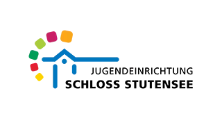 Logo Pfade – Organisation für Jugend und Soziales Logo von Pfade – bunte stilisierte Figuren und Schriftzug