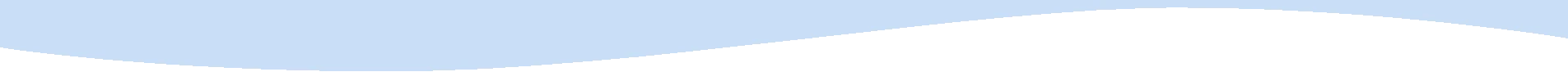 Blaue Welle unten als modernes Designelement auf hellem Hintergrund