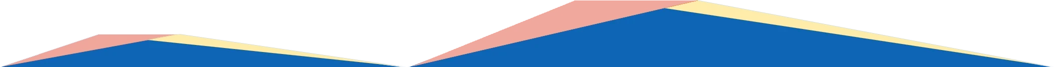 Divider Top bunt neu – bunte grafische Trennlinie mit Rot und Blau