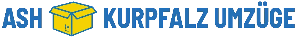 ASH Logo in blauer Schrift Logo von ASH in blauer Schrift