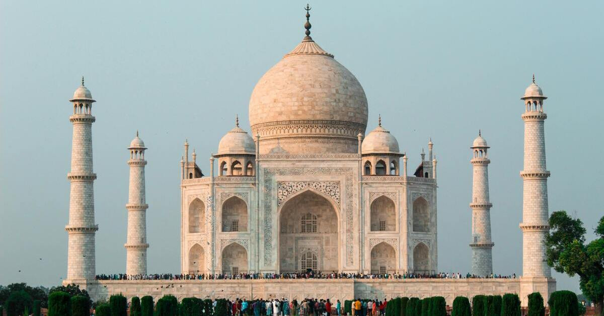 Taj Mahal in Agra, Indien Taj Mahal in Agra, Indien