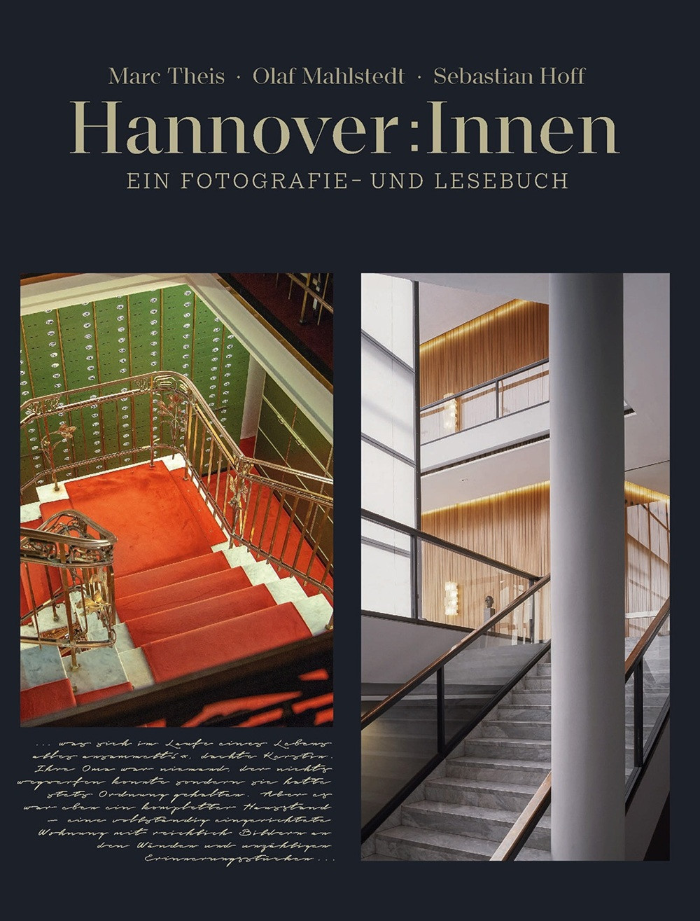 Hannover:Innen – Fotografie- und Lesebuch mit Innenansichten aus Hannover Buchcover von 'Hannover:Innen – Ein Fotografie- und Lesebuch' mit Innenansichten aus Hannover