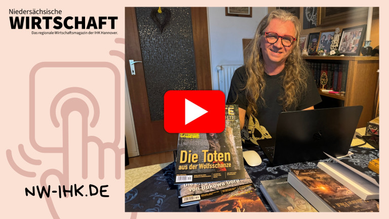 Geklingelt bei Video Thumbnail mit Zeitschrift 'Die Toten aus der Wolfsschanze' auf einem Tisch