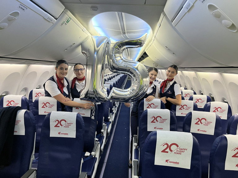Erstflug Sharm el Sheikh – Corendon Airlines feiert Jubiläum an Bord Erstflug nach Sharm el Sheikh mit Corendon Airlines, Kabinencrew feiert Jubiläum an Bord
