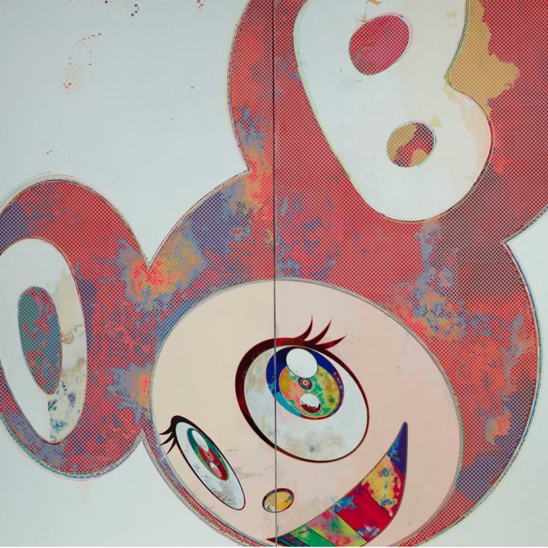 Takashi Murakami - And Then: Pop-Art Kunstwerk mit ikonischem Charakter Takashi Murakami Kunstwerk And Then mit charakteristischem buntem Motiv