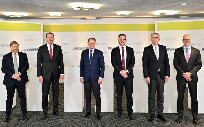 Vorstand der VHV Gruppe bei der Jahresmedienkonferenz 2025
