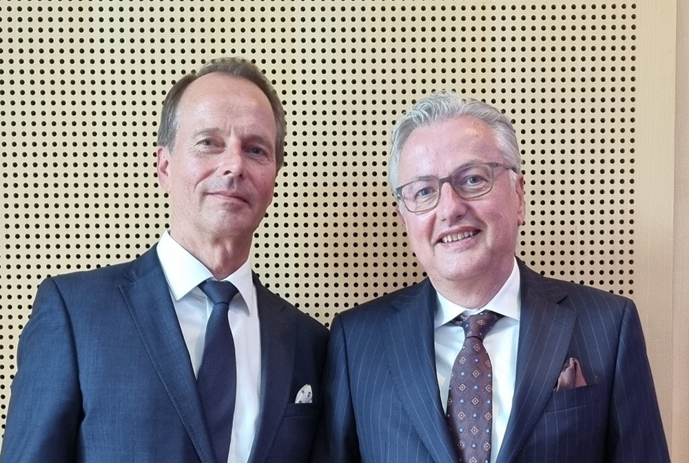 Deneke, Johrens und Zotzmann beim Calenberger Kreditverein – offizielles Eventfoto