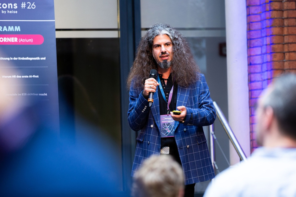 Vortrag von Halfbrodt auf der Horizons Konferenz