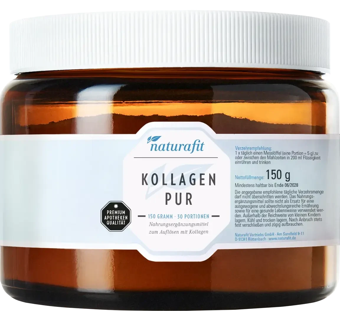 NaturaFit Kollagen Pur - Nahrungsergänzungsmittel 150g Nahrungsergänzungsmittel NaturaFit Kollagen Pur 150g