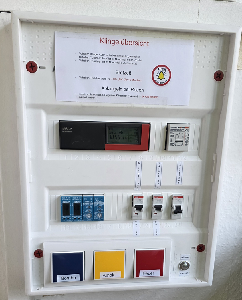 Schulklingelanlage Theodor-Körner-Schule