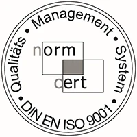 DIN EN ISO 9001 Zertifikat fr Qualittsmanagementsystem