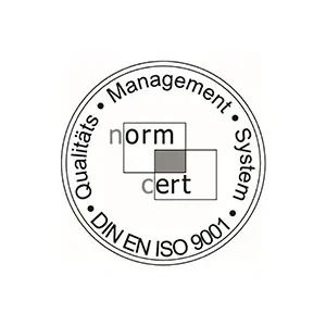 DIN EN ISO 9001 Zertifikat fr Qualittsmanagementsystem
