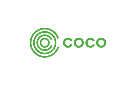 Logo des Partners COCO in grn mit stilisiertem C und Schriftzug